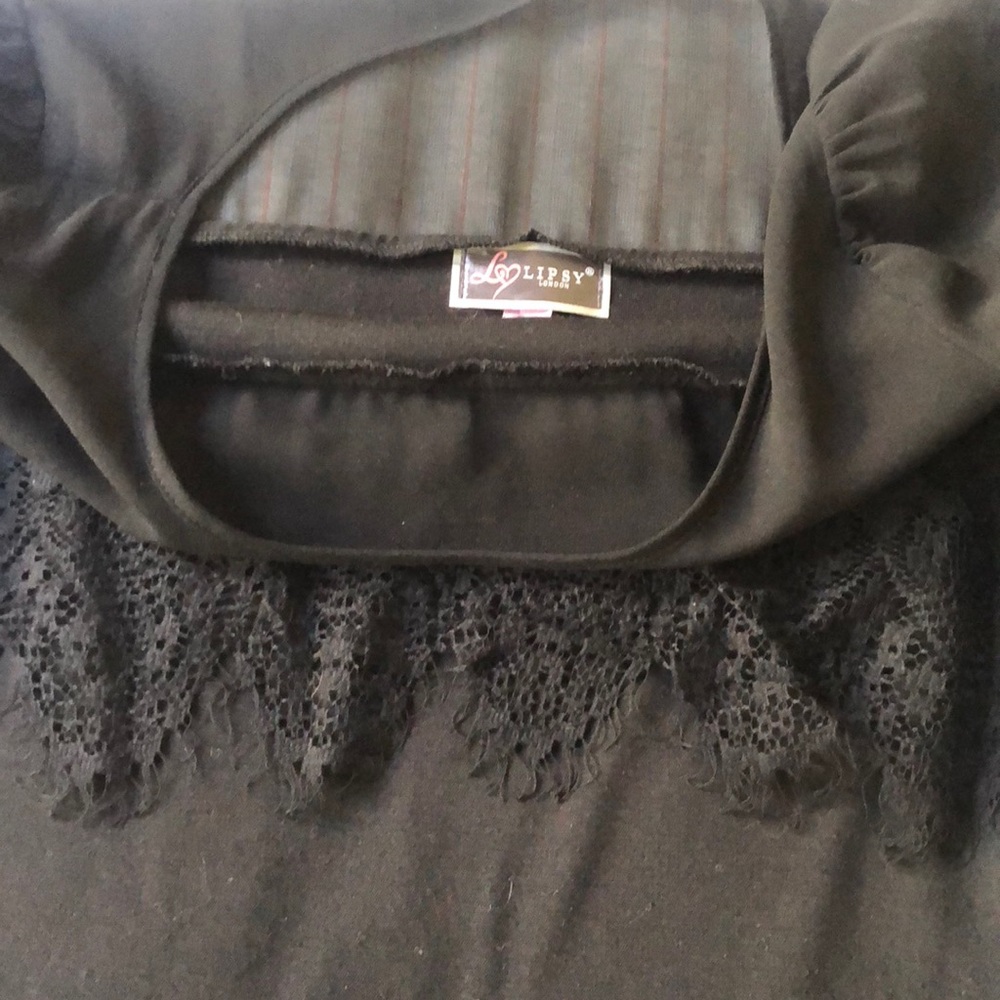 Lipsy Co Uk Black Dress Made In Uk View 3